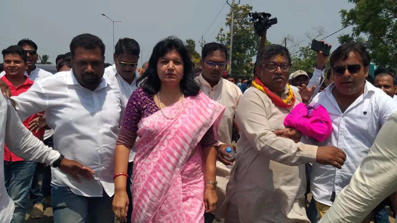  Aparajita Sarangi hits out at Odisha govt on Srimandir project during Puri visit