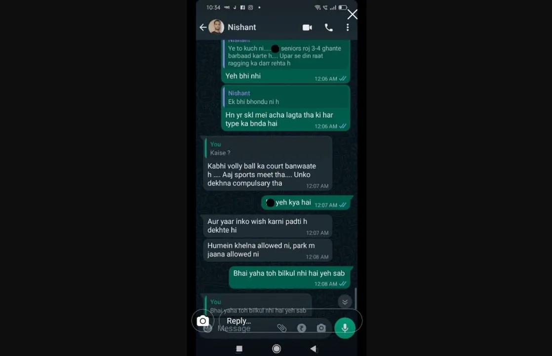  Student's death at Balangir Medical College: WhatsApp chat on 'Ragging' brings new twist