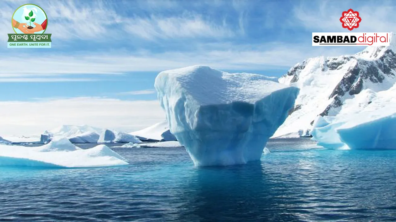  Collapse of 1,100 sq km ice shelf in Antarctica hints towards climate crisis