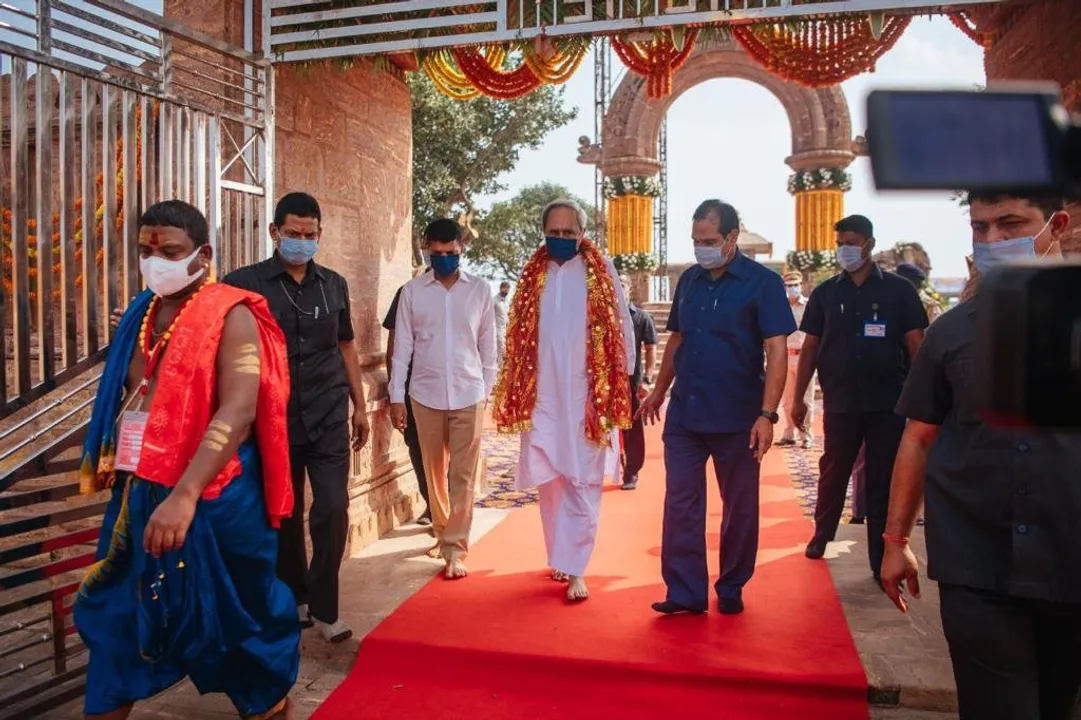  Odisha CM attends 'Pratistha Mahotsav' of revamped Tara Tarini temple