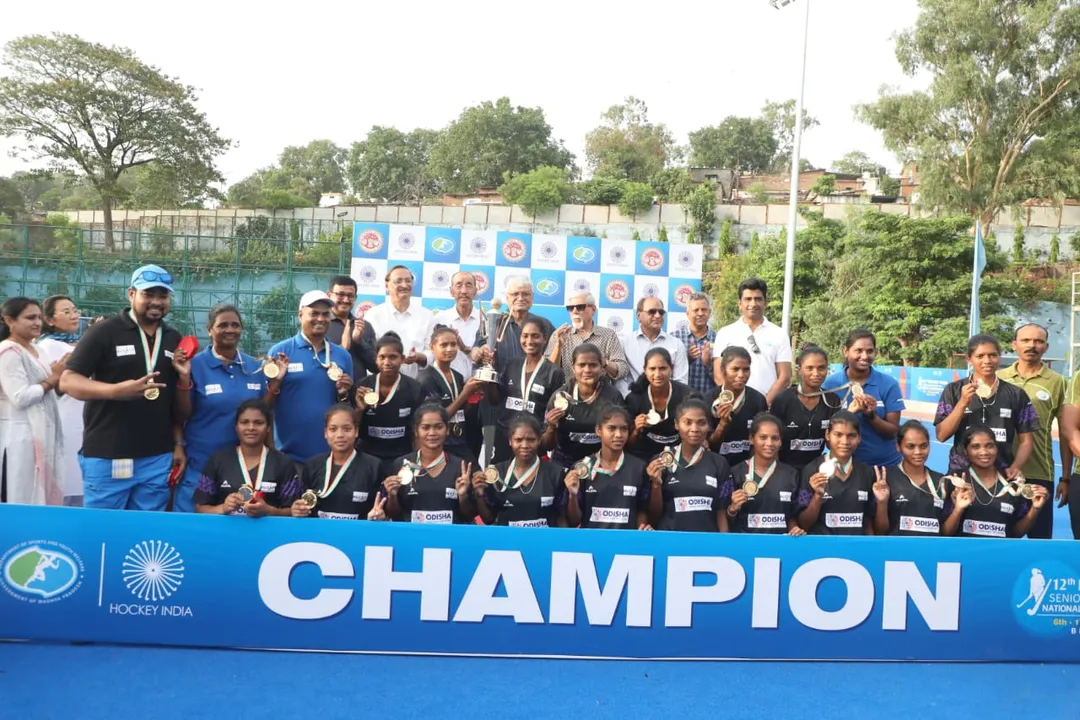  Hockey Association of Odisha lifts title at 12th Senior Women National Championship 2022