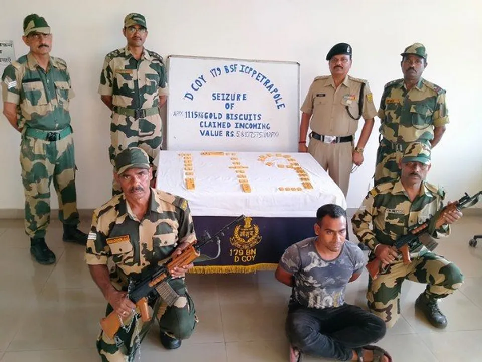  Gold worth Rs 6 cr seized along India-Bangladesh border