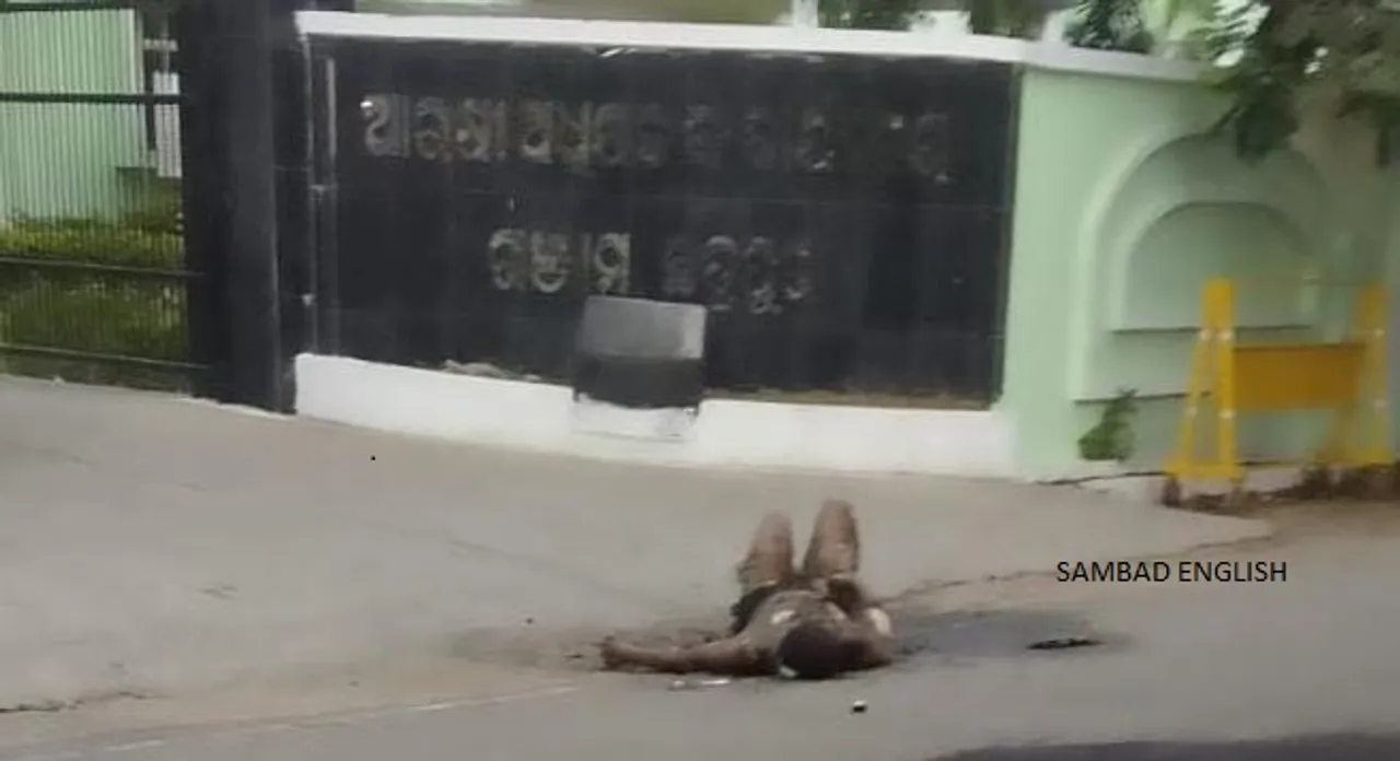  Odisha youth attempts self-immolation in front of SP office in Ganjam
