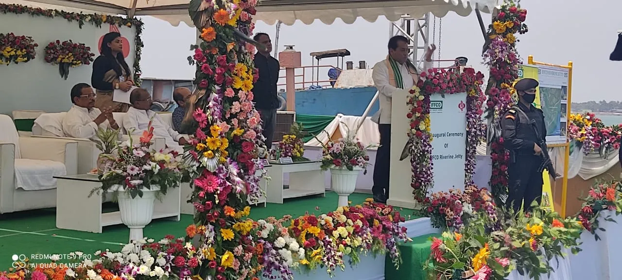  Union Minister Sarbananda Sonowal inaugurates Odisha's 1st riverine jetty
