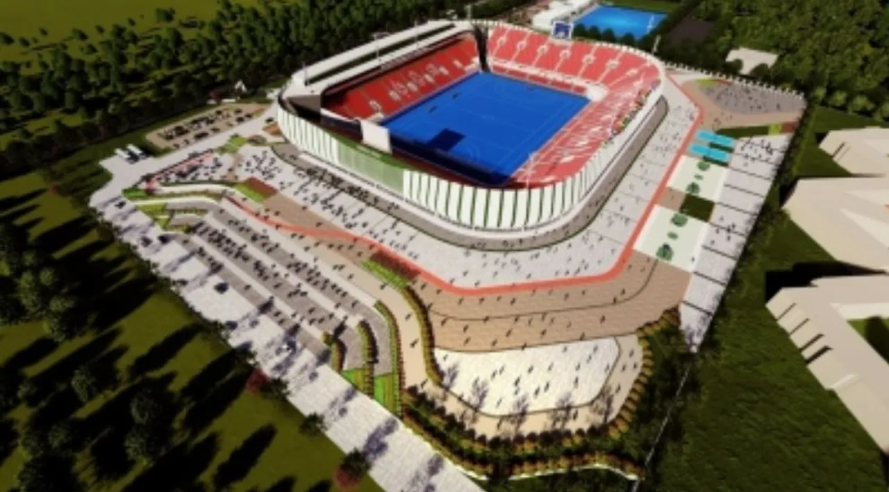  India's largest hockey stadium in Rourkela to be completed by October