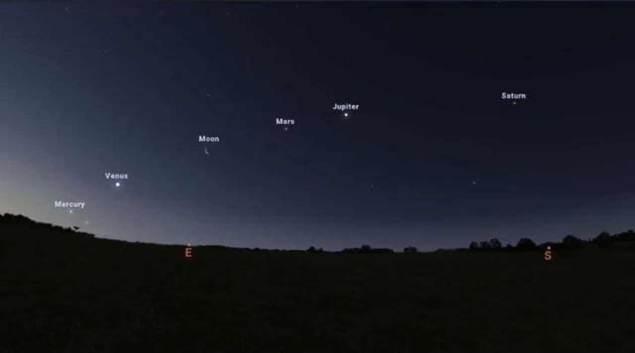  5 planets align in sky first time in 18 years; Here's how to see rare conjunction