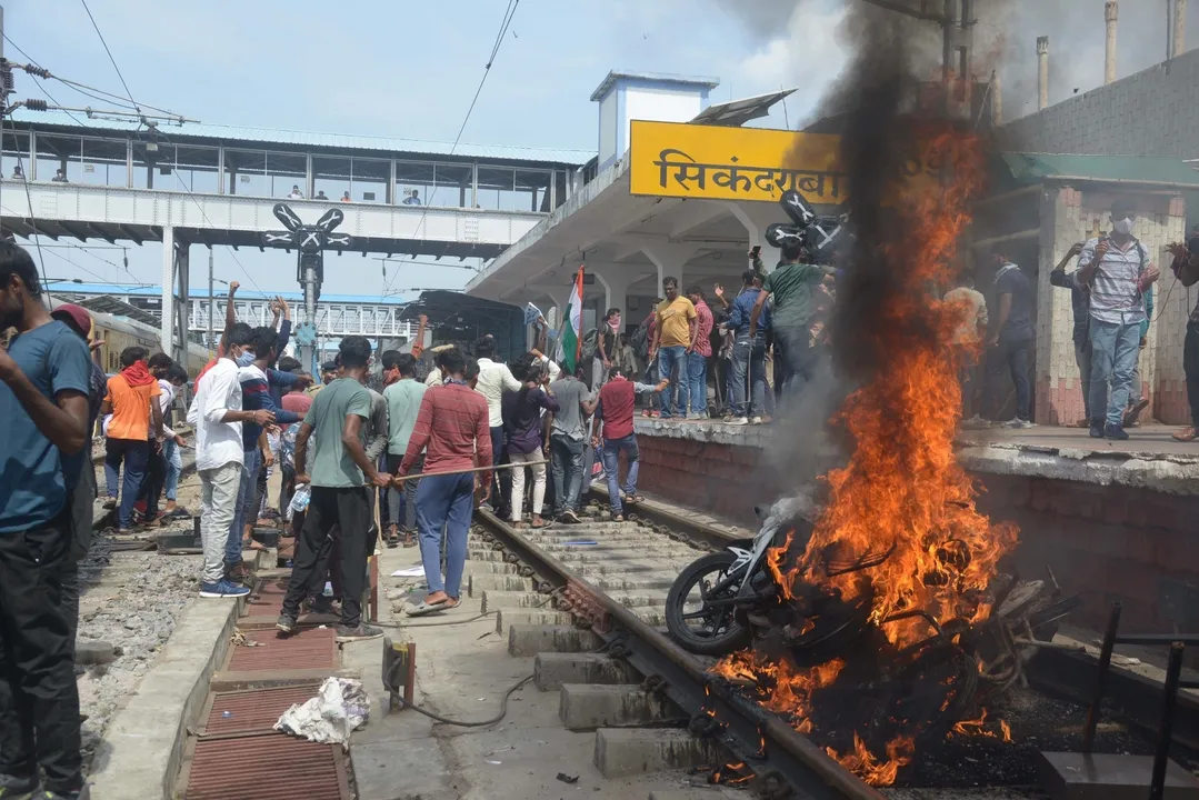  Agnipath violence in Secunderabad: 30 arrested; private defence academies under scanner