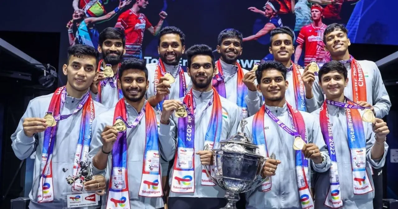  Odisha govt to felicitate Thomas Cup-winning Team India players