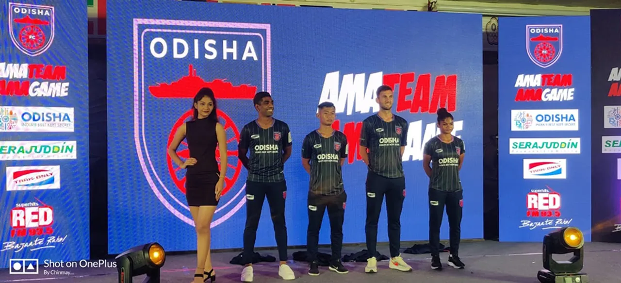  Odisha FC unveils new jerseys ahead of ISL season