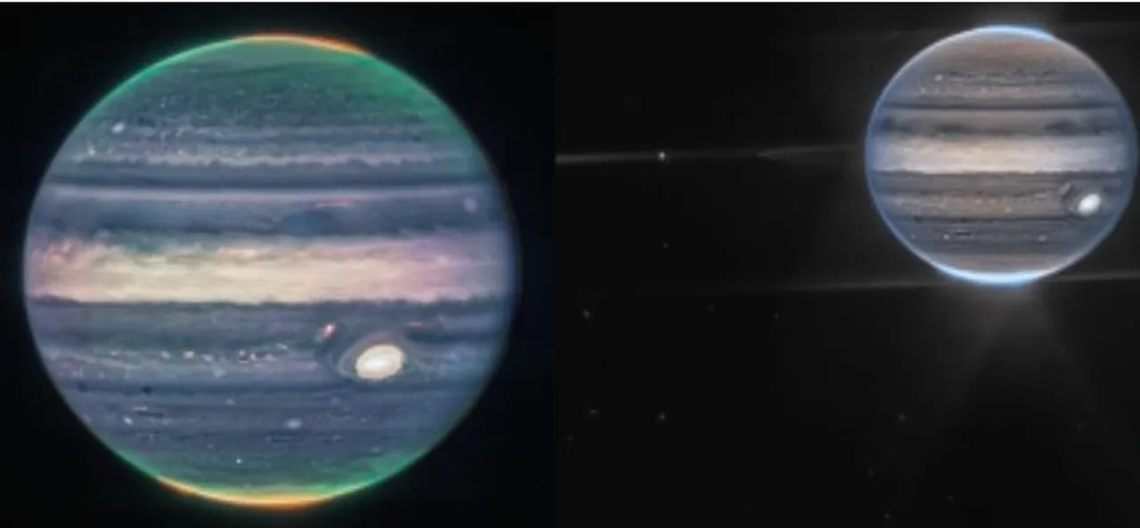  NASA's Webb telescope captures Jupiter's faint rings, Great Red Spot