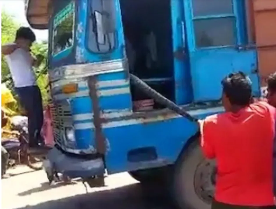  15 ft-long python travels in truck from MP to UP