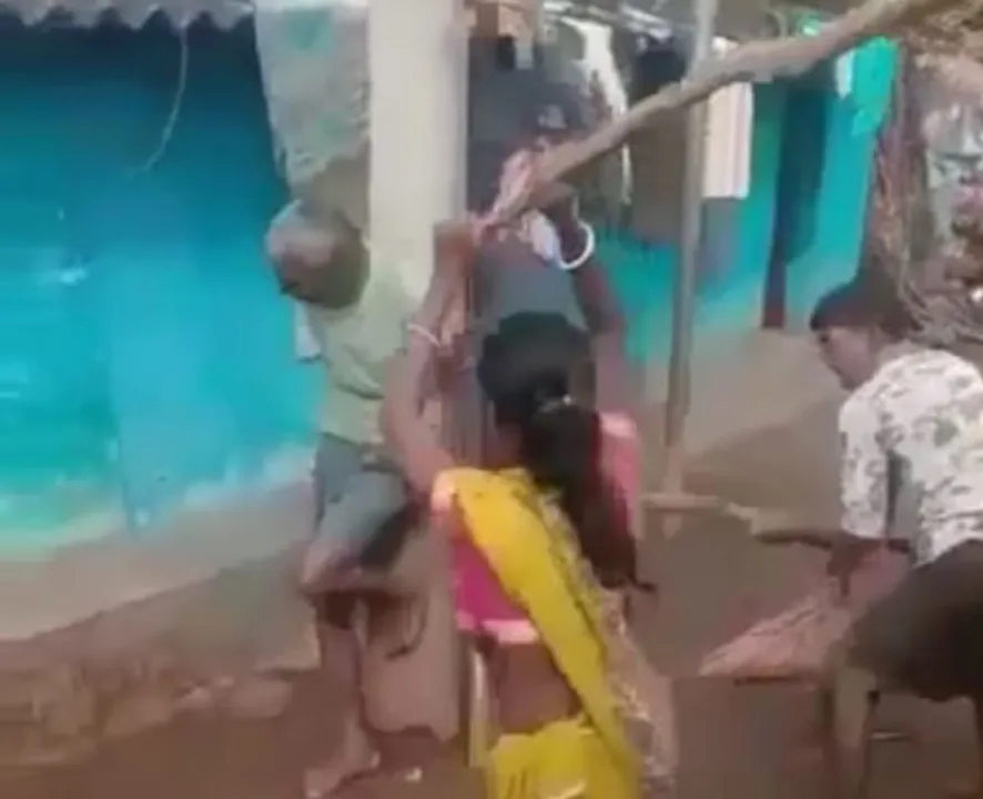  Odisha: Elderly man tied to pole, thrashed to death by family members; Video goes viral