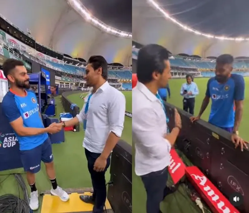  Watch: ‘Maro Mujhe Maro’ guy meets Kohli, Pandya after IND vs PAK Asia Cup Match