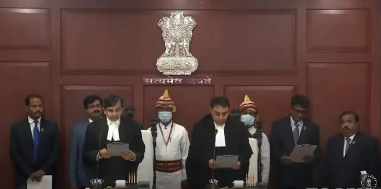  Gourishankar Satapathy, Chittaranjan Dash take oath as new judges of Odisha HC