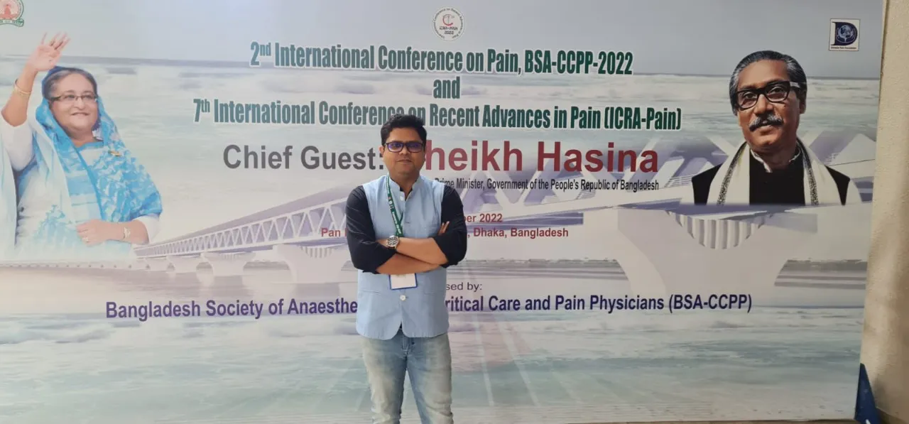  Odia doctor represents country at Bangladesh in International pain management conference