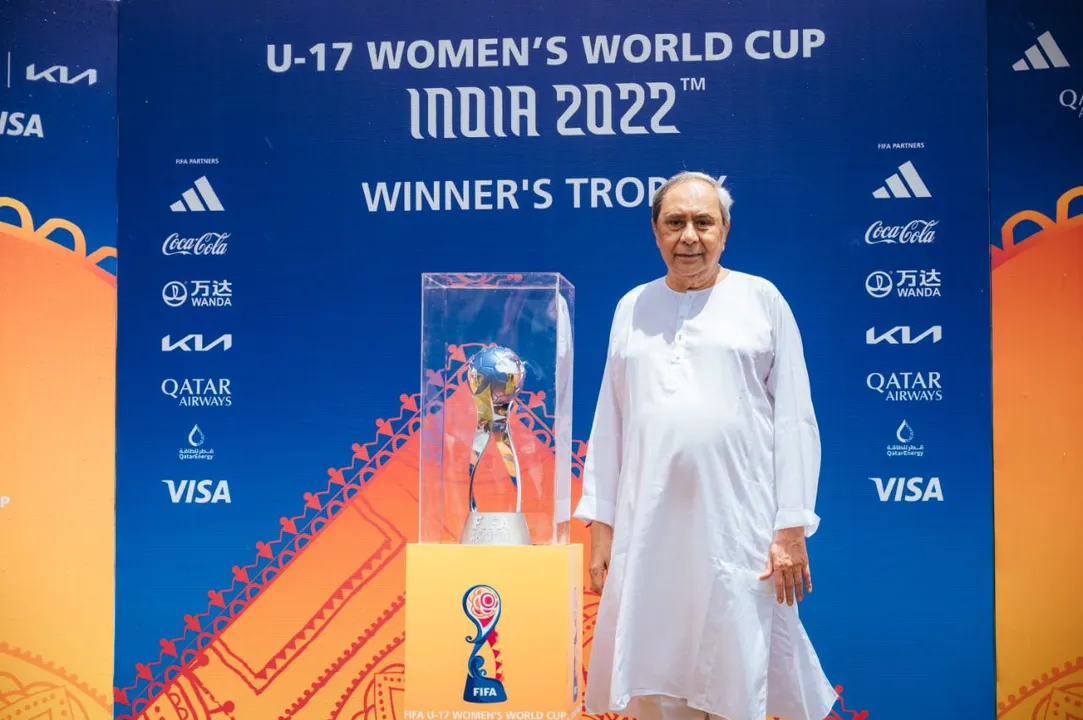  Odisha CM unveils logo of FIFA U-17 Women's World Cup