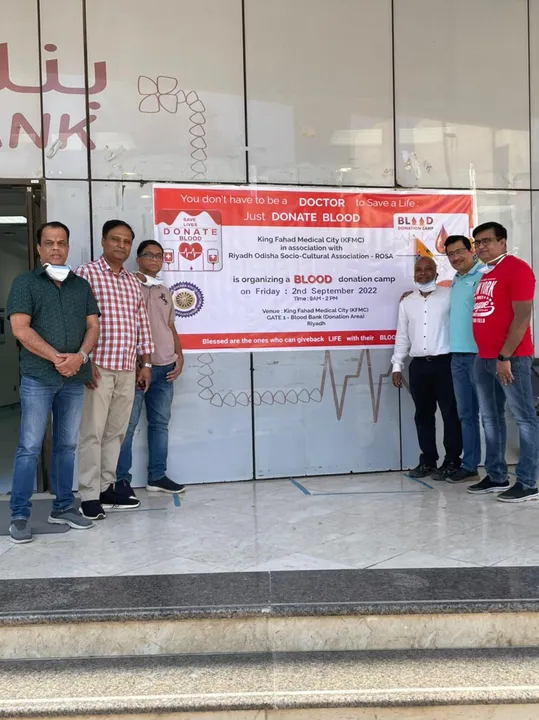  Riyadh Odisha Socio-cultural Association organizes blood donation camp