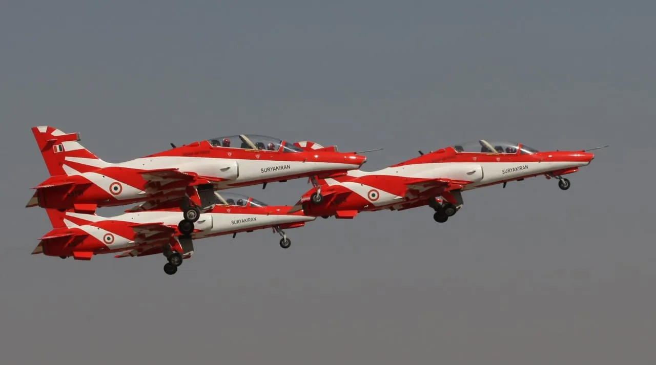  Surya Kiran aerobatics team to conduct air shows in Bhubaneswar, Puri this month
