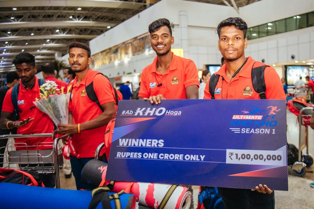  Odisha Juggernauts return with Ultimate Kho Kho Champions Trophy, receive grand welcome