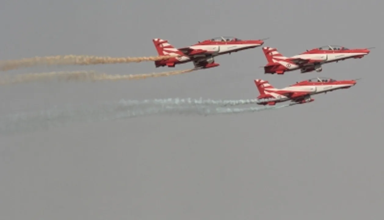  IAF Suryakiran air show in Odisha's Puri on September 18