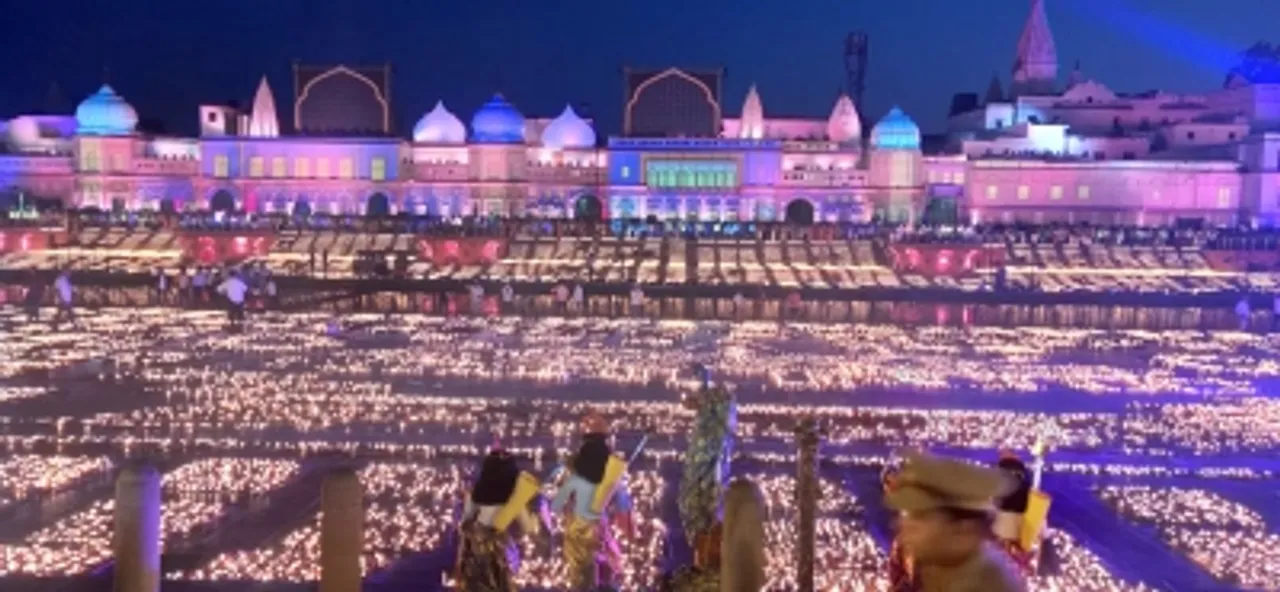  Ayodhya lights up on 6th 'Deepotsav' with PM Modi