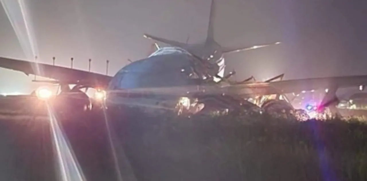  Korean Air plane overshoots runway in Philippines airport