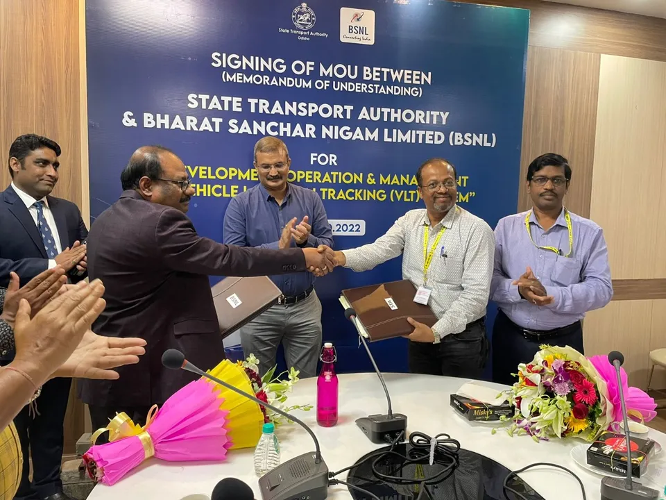 Odisha inks pact with BSNL for vehicle tracking app