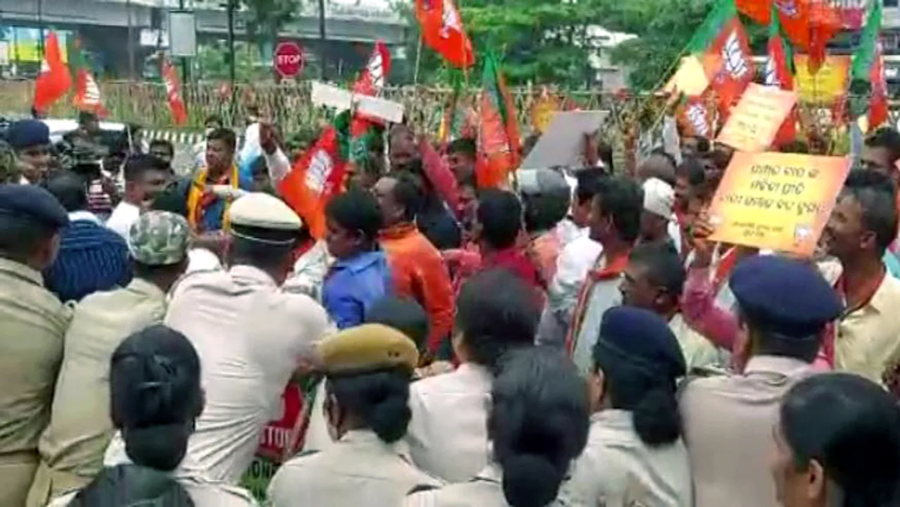  ZP member Dharmendra suicide: BJP gheraoes DCP office demanding probe of deceased’s audio clip