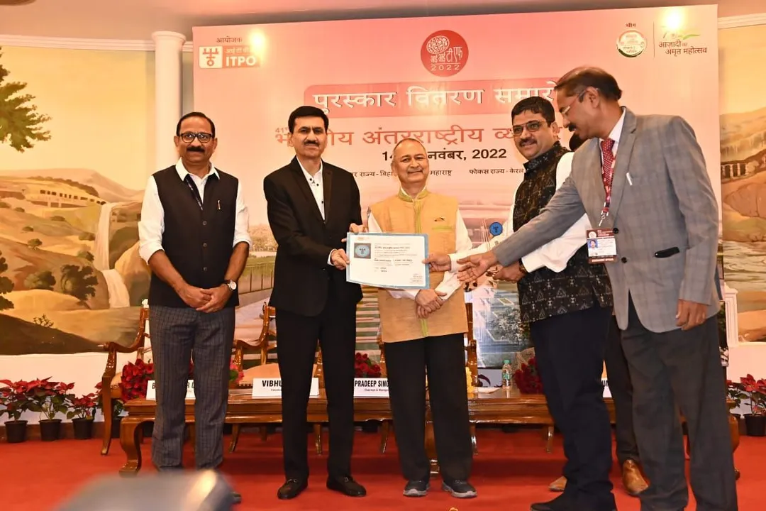  Odisha Pavilion bags ‘Certificate for Excellence in Display’ at IITF-2022 in New Delhi