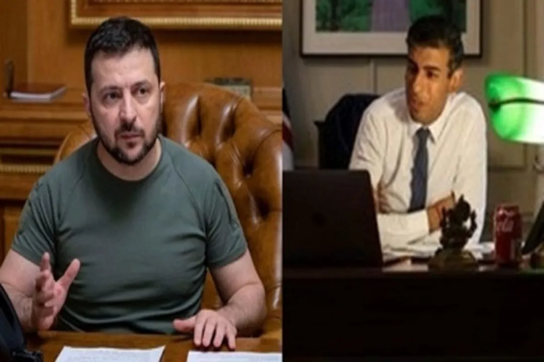  Zelensky, Sunak discuss defence support for Ukraine