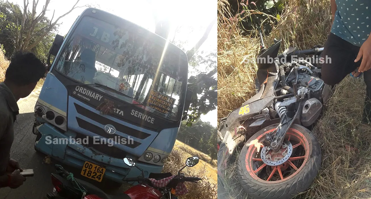  3 dead as speeding bike collides head-on with private bus in Sundargarh