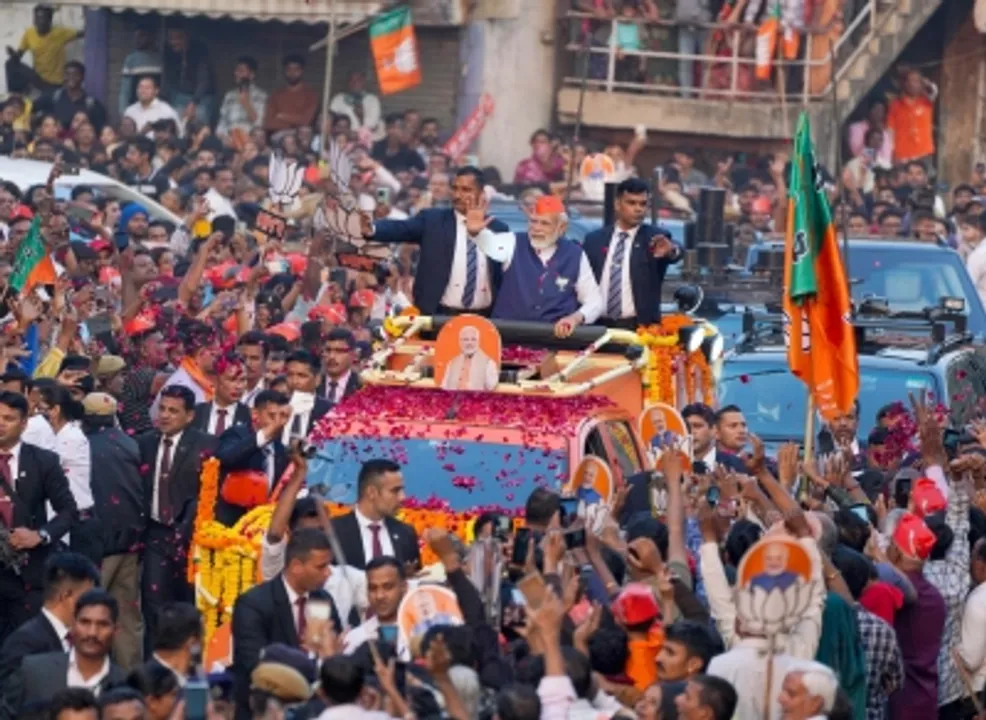  BJP set for historic seventh consecutive mandate in Gujarat