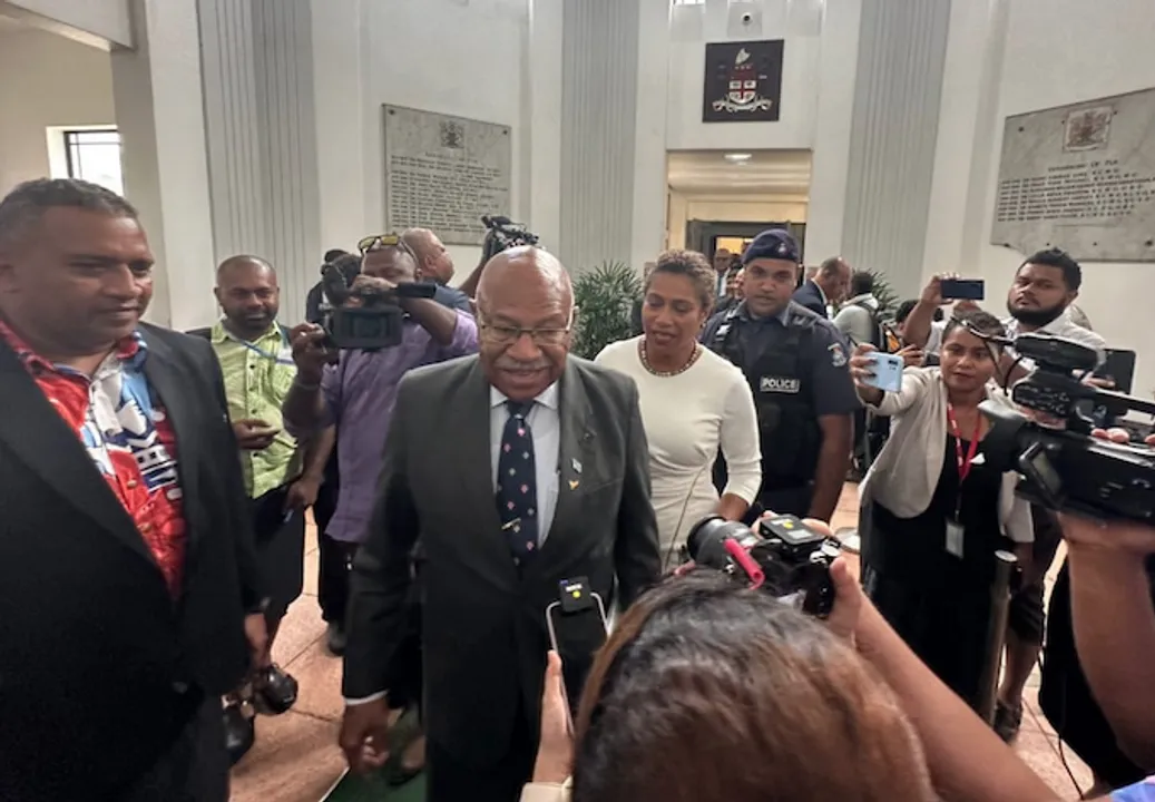  Sitiveni Rabuka elected Fiji's new PM