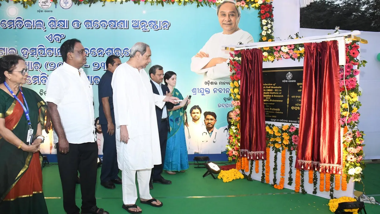  Odisha CM inaugurates postgraduate study institute at Capital Hospital