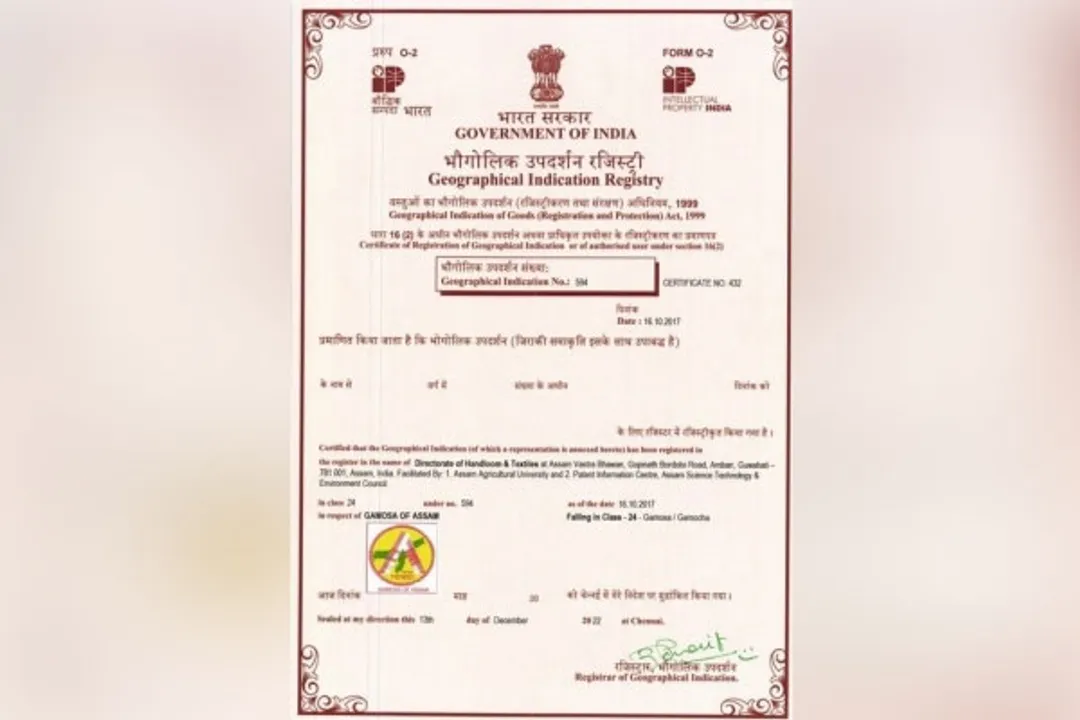  Assam's traditional 'gamosa' gets GI tag