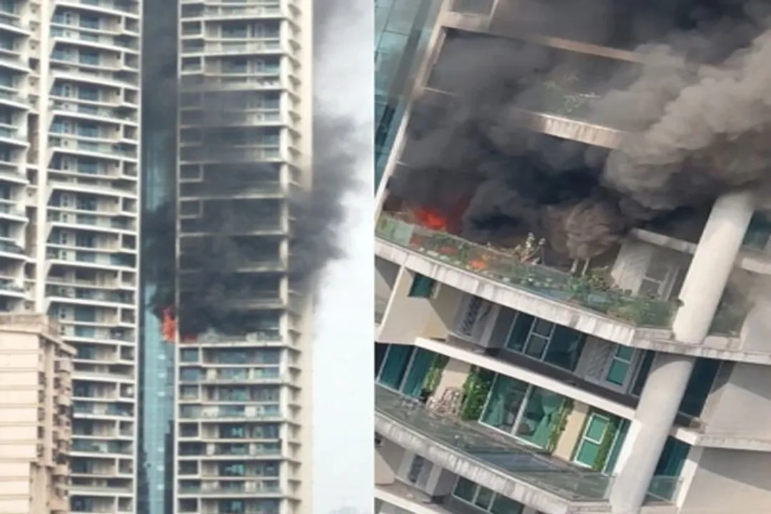  Mumbai: Fire engulfs Parel skyscraper, many feared trapped