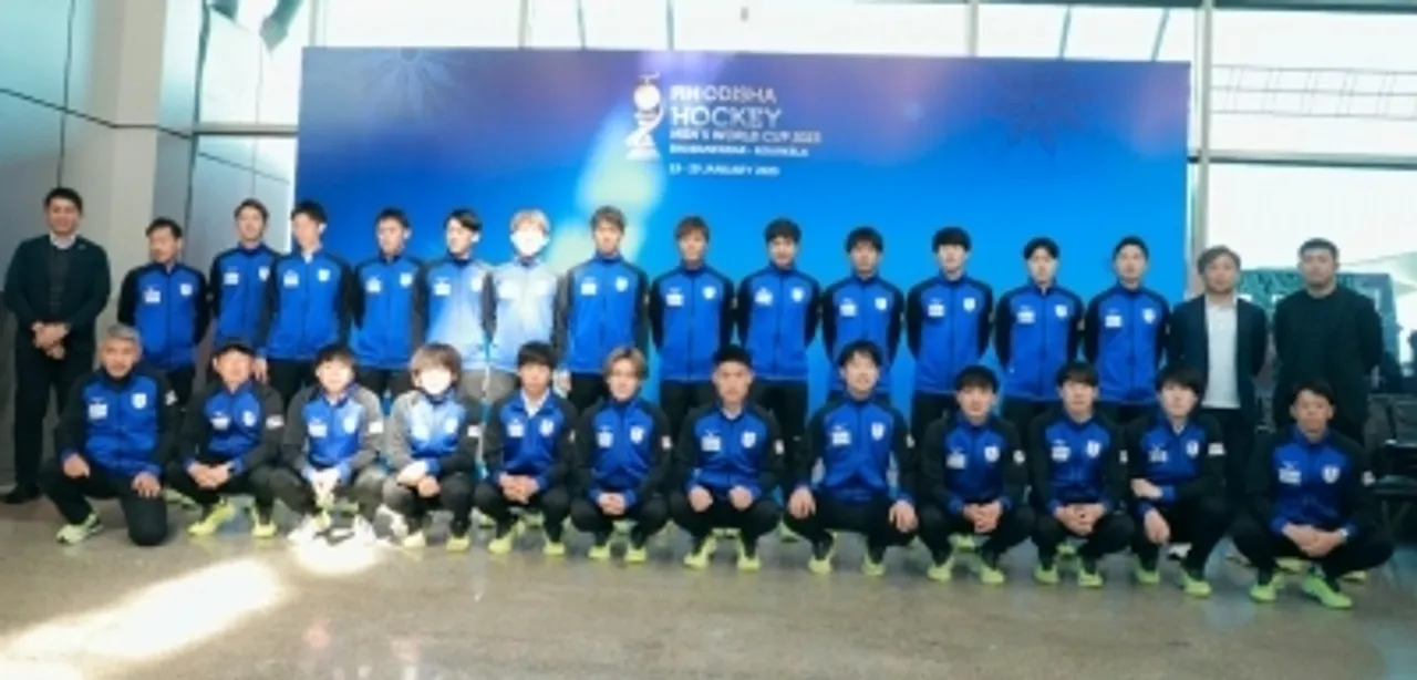  Hockey World Cup: Japan receive a warm welcome on arrival in Odisha