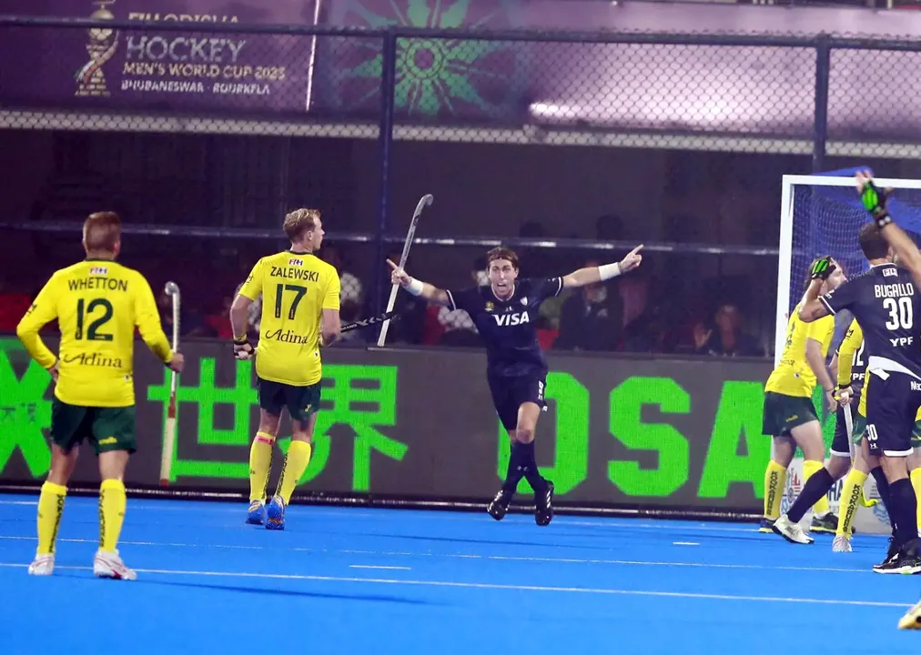  Hockey World Cup: Australia score late goal to secure 3-3 draw with Argentina