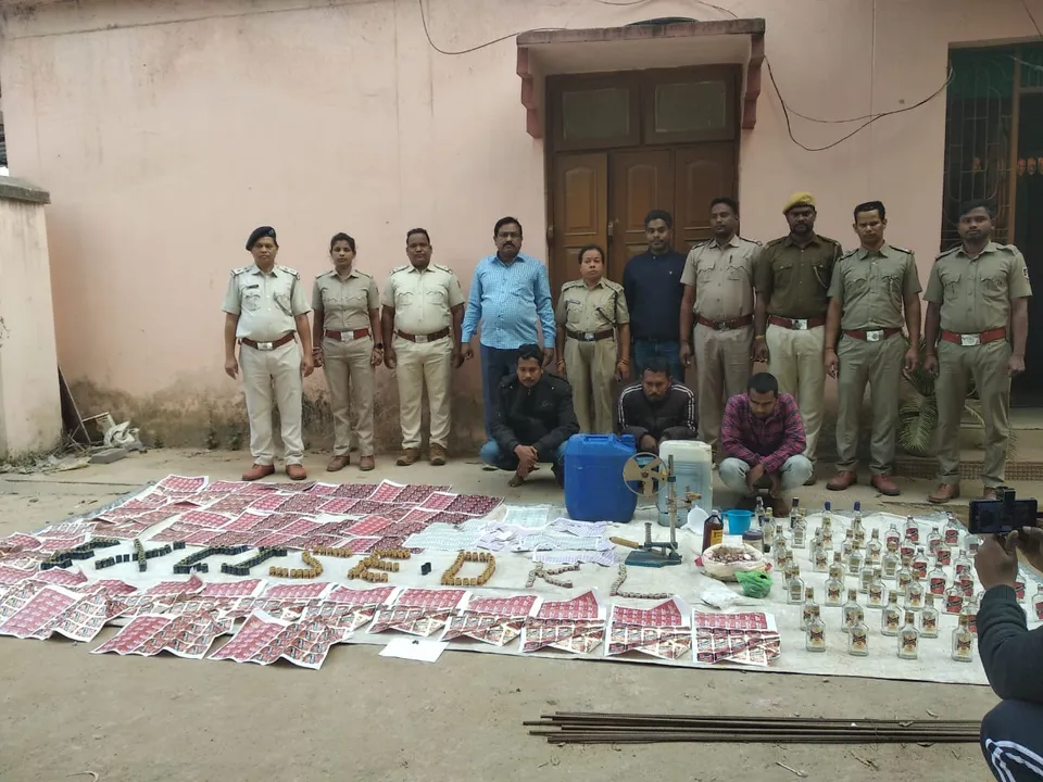  BJD ZP member, cop arrested for running spurious liquor manufacturing unit in Odisha