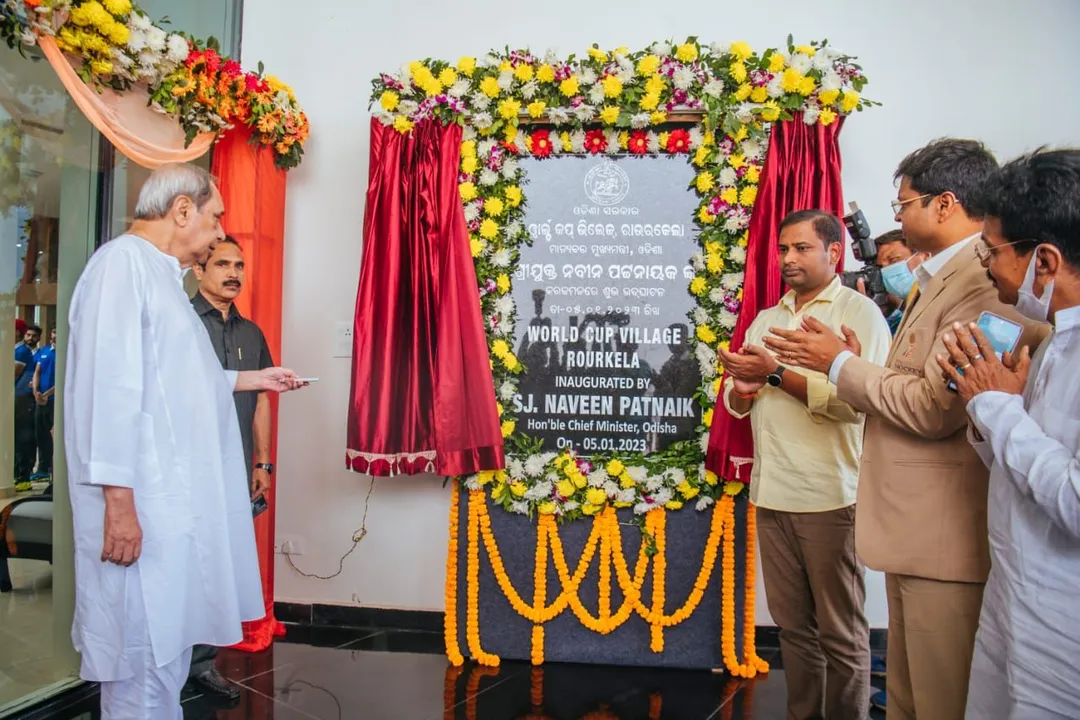  Odisha CM inaugurates World Cup Village in Rourkela