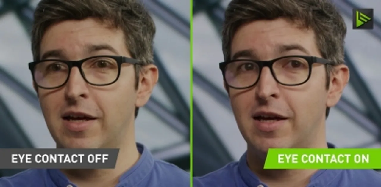  Nvidia Broadcast can now simulate eye contact
