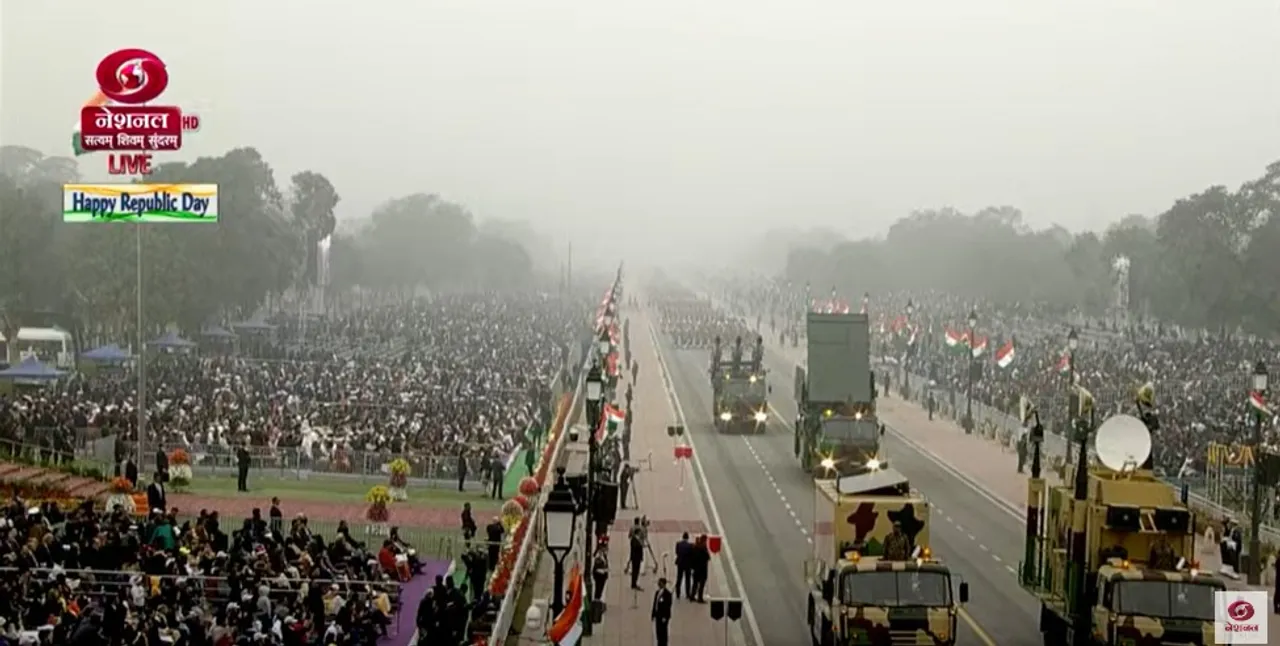  Republic Day: Marching contingents display India's military might