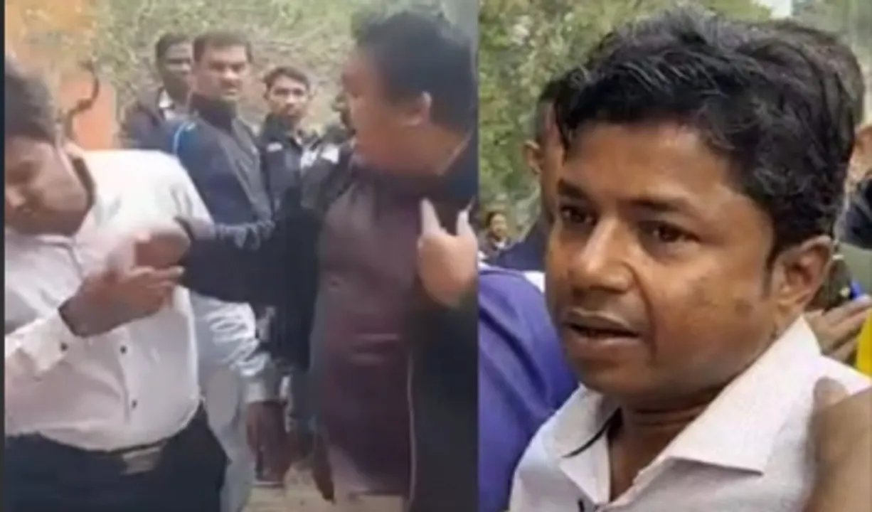  Trinamool worker slaps man for approaching minister with complaints
