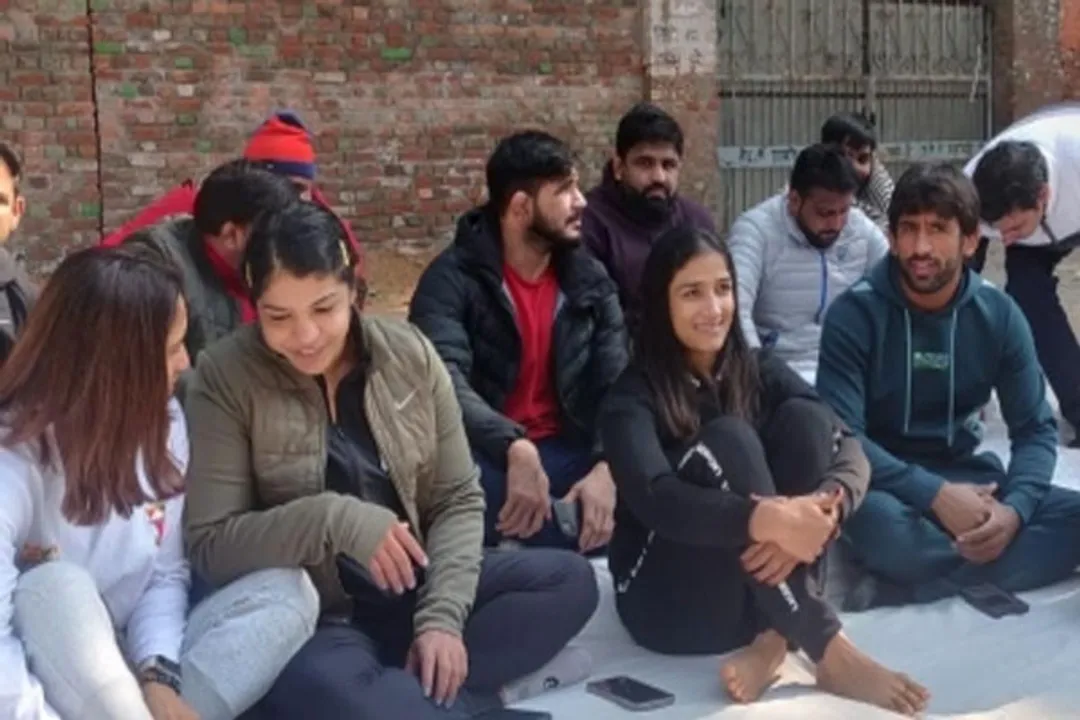  'Players are being harassed': Top Indian wrestlers protest against WFI at Jantar Mantar