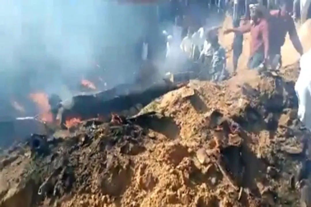  Chartered plane crashes in Rajasthan's Bharatpur