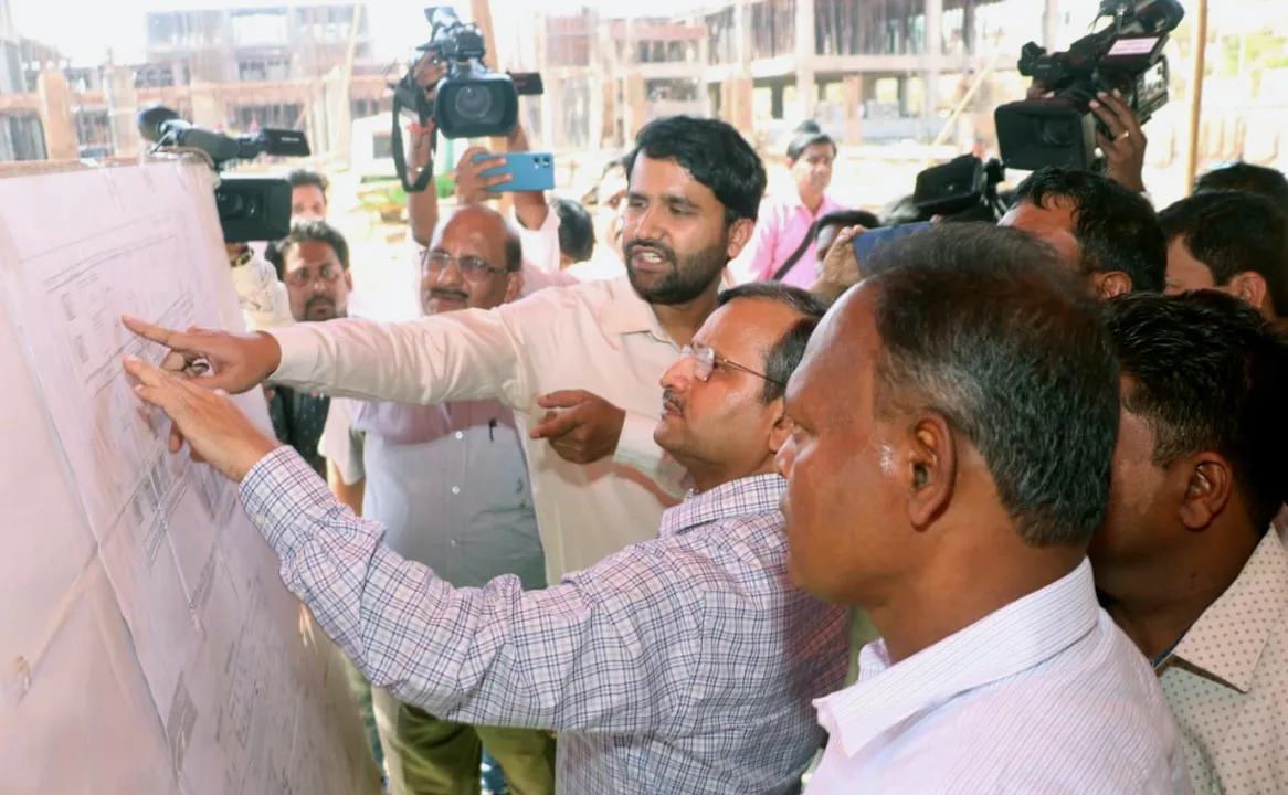  Chief Secy reviews several development projects in Koraput including Gupteswar temple