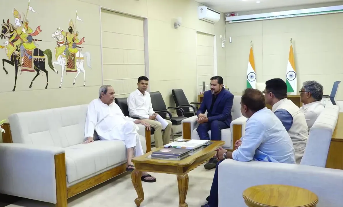  Grammy Award winner Ricky Kej meets Odisha CM