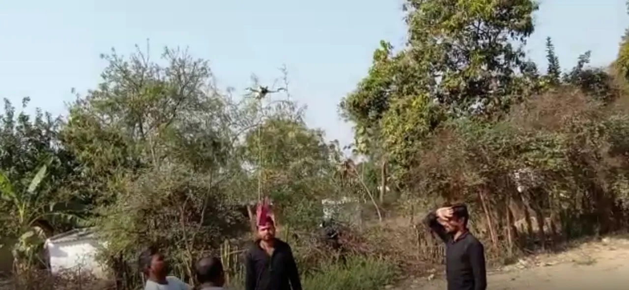  [Watch Video] Drone delivers pension at divyang's house in Odisha's Nuapada