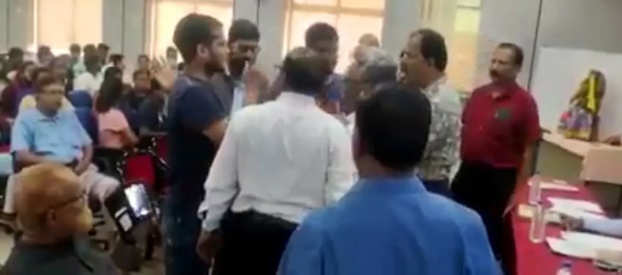  JNU professor Surajit Mazumdar's speech sparks tension at Utkal University; FIR lodged