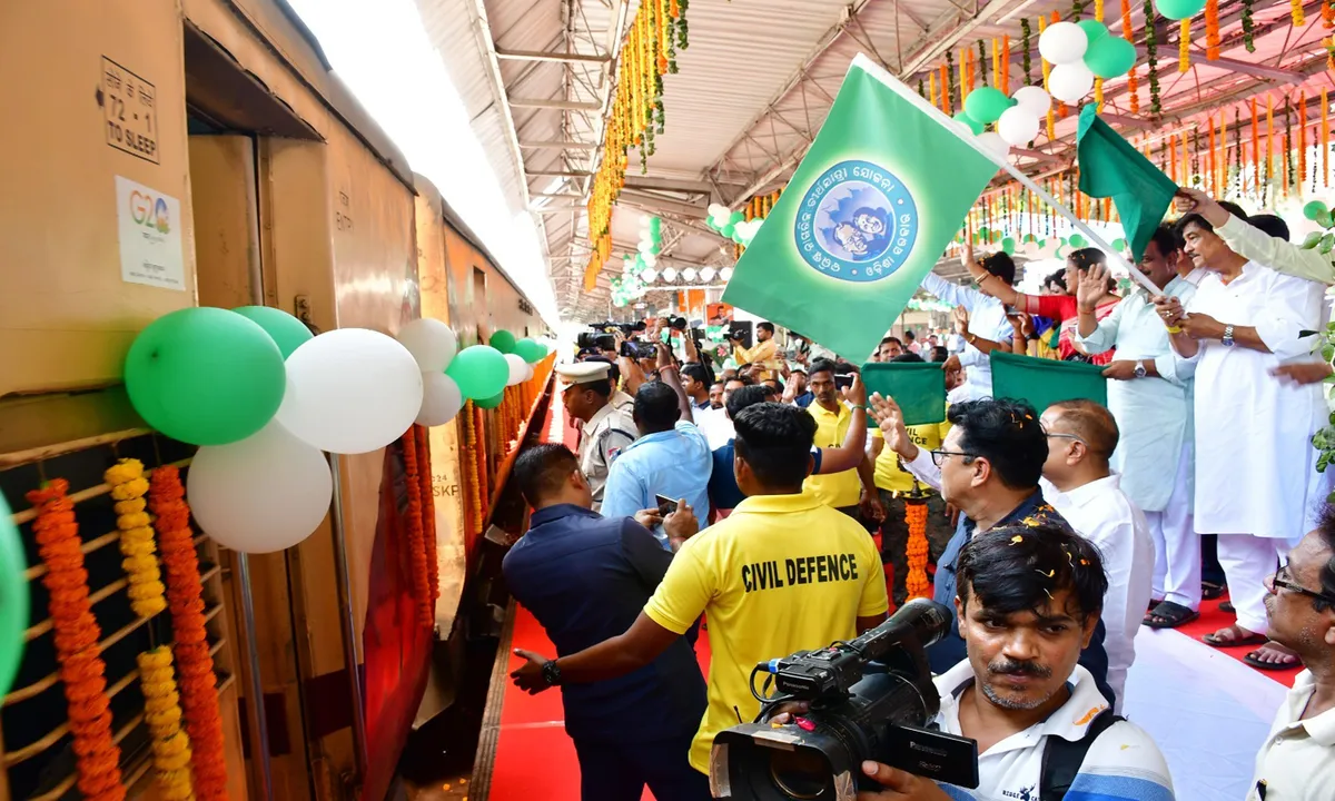  CM flags off senior citizens’ special pilgrimage train to Ajmer, Pushkar